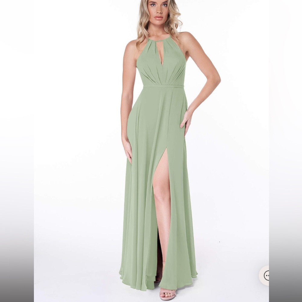 Azazie Evalleen Bridesmaid Dress - Dusty Sage